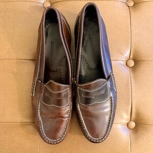 Johnston & Murphy Two-Tone Leather Loafers